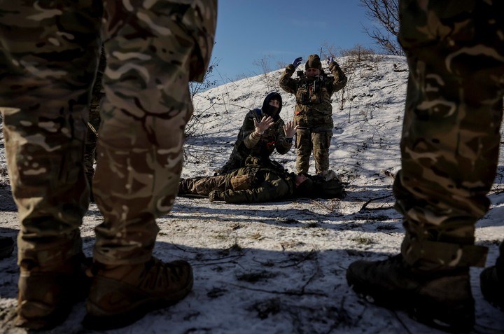 Este lunes Putin hizo balance de los combates en 2024 y se felicitó del avance de sus tropas. Foto Reuters